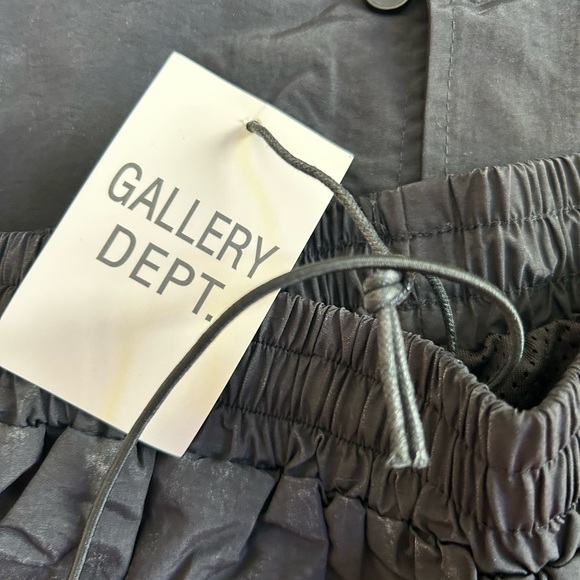 Gallery Dept zumma tracksuit shirt and shorts black nylon - Picture 7 of 7